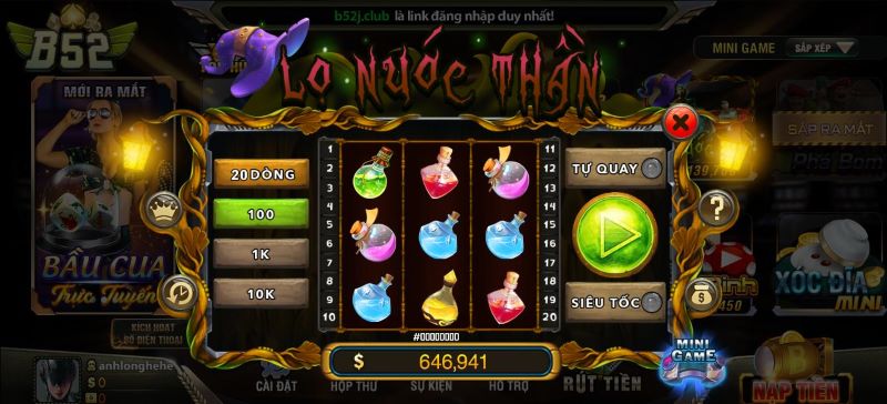 Tựa game lọ nước thần đang khuynh đảo cộng đồng cá cược
