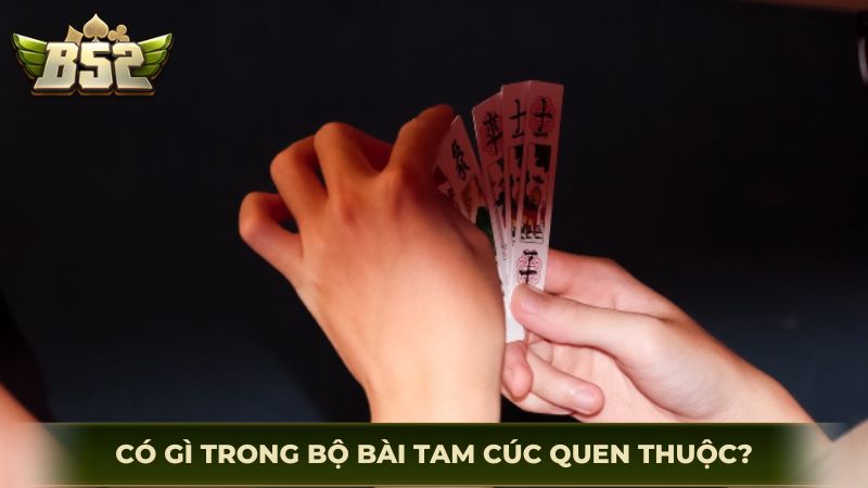 Có gì trong bộ bài tam cúc quen thuộc?